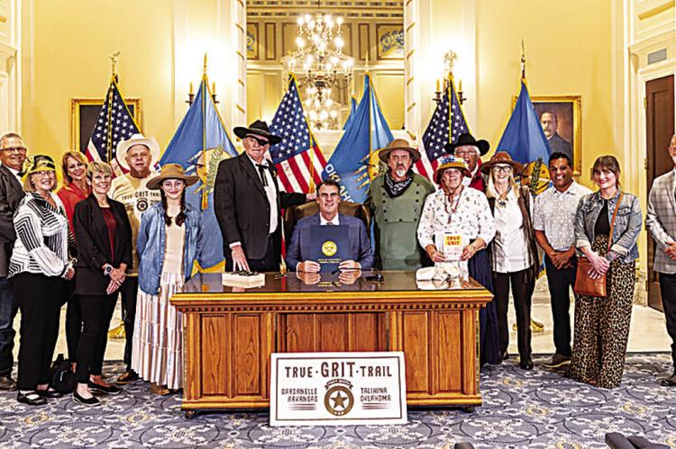 True Grit Trail legislation ceremonially signed by Governor