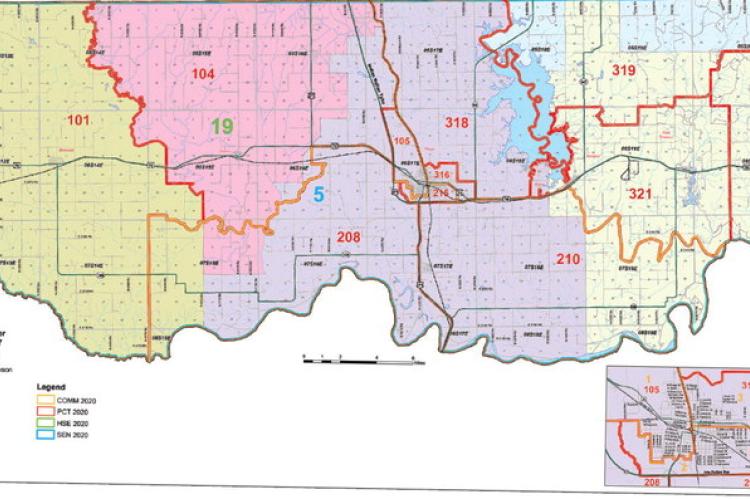 Election results by precinct