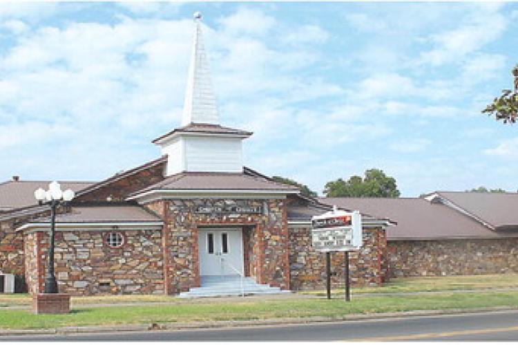 Hugo Church of Christ, 4th &amp; Jacskson. Services Sunday: Bible Class 9 a.m., Worship 10 a.m. and 6 p.m., Wednesday Ladies class at 10 a.m.