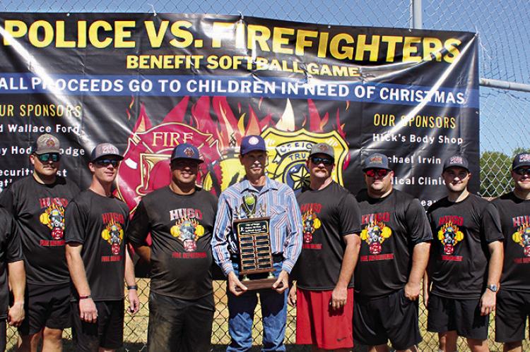 Hugo Fire Chief Ron Cloud and Firefighters!