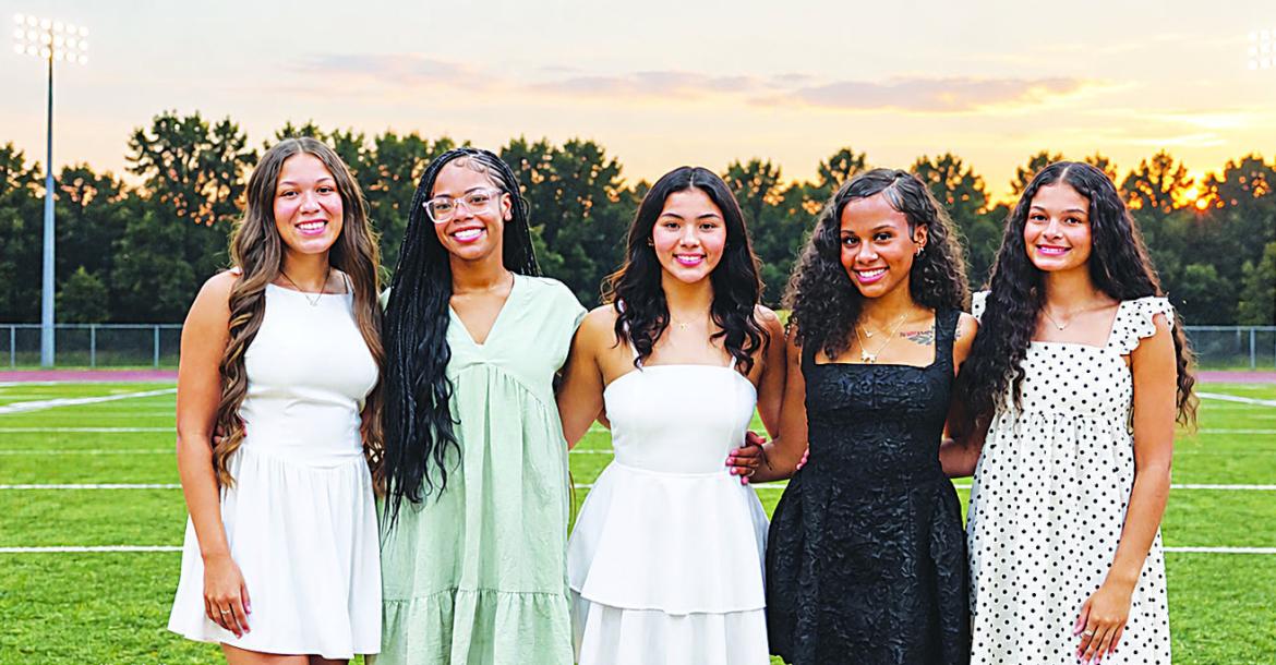Ladies competing for Hugo High School Homecoming Queen include: Kinsley Johnson, A’Nariyah Cash, Jennifer Chavez, Jalyn Johnson and Jayda Kain.