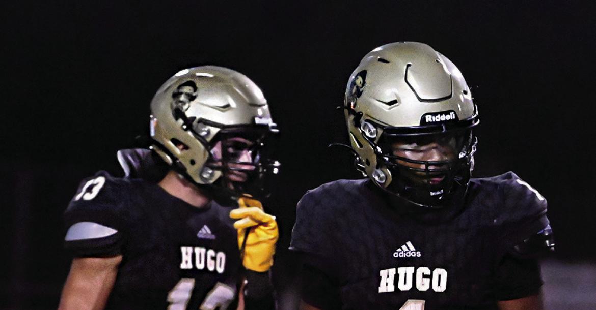 ZAVEN SINIGA and KAMARIEN PUGH were the Buffaloes leading tacklers in their opening game against Hartshorne with 14 and 10 tackles respectively. Stan Stamper Photo