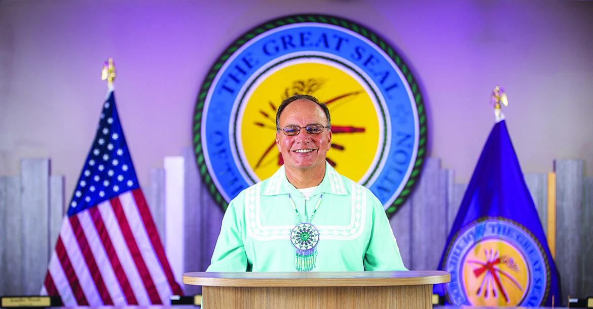 Among highlights at the annual Choctaw Labor Day Festival will be Chief Batton’s live State of the Nation Address at 5 p.m. Friday, Sept. 4. Photo Courtesy / Choctaw Nation