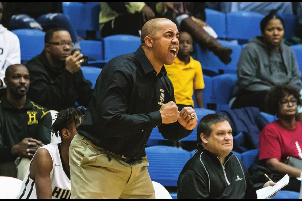 BUFFALO BASKETBALL COACH DARNELL SHANKLIN says this year’s team will be a bit younger than in recent years. Coach Shanklin is one of the most respected head coaches in the state, and his teams are always expected to be competitive and well mannered wherever they compete. Hugo News Photo / Bobby Hamill