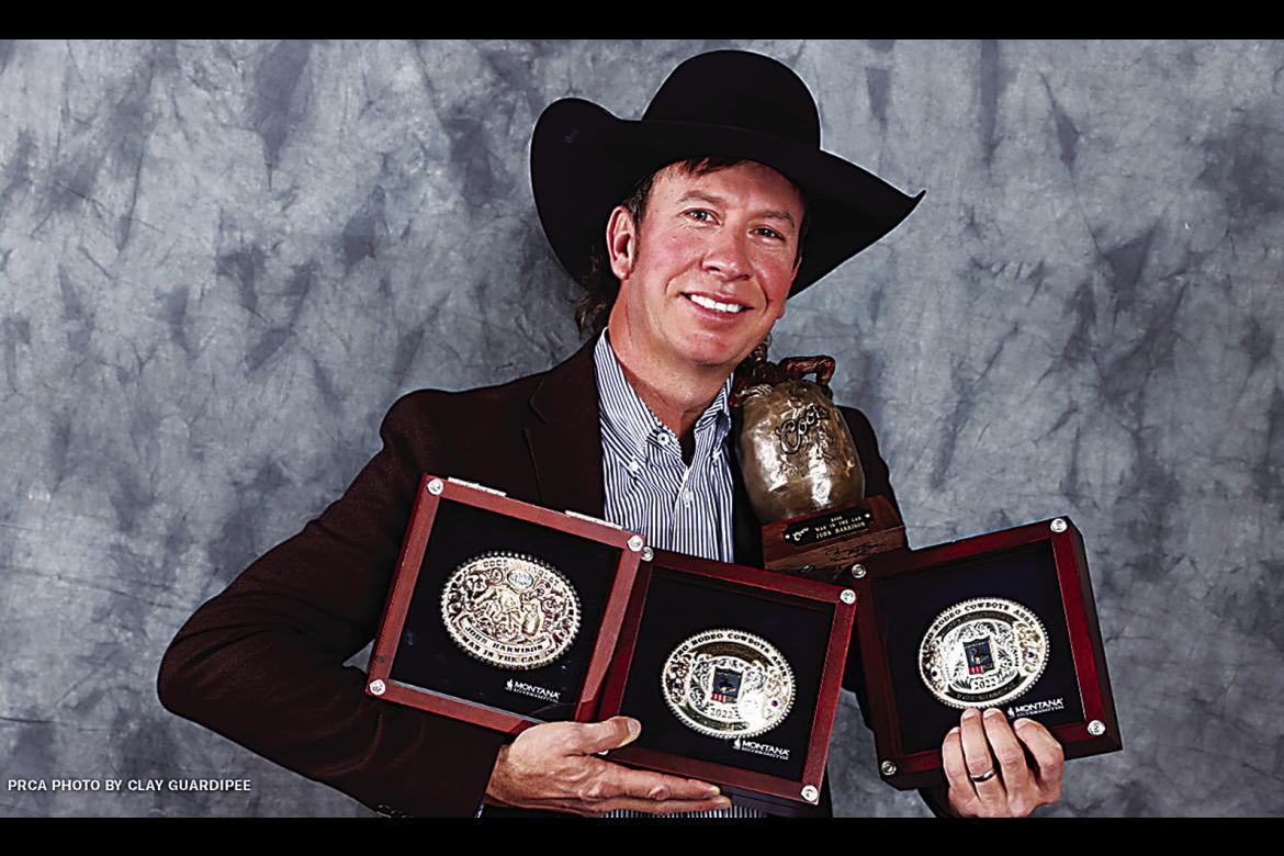 Harrison earns key awards Cinch entertainer wins three PRCA honors for 2022
