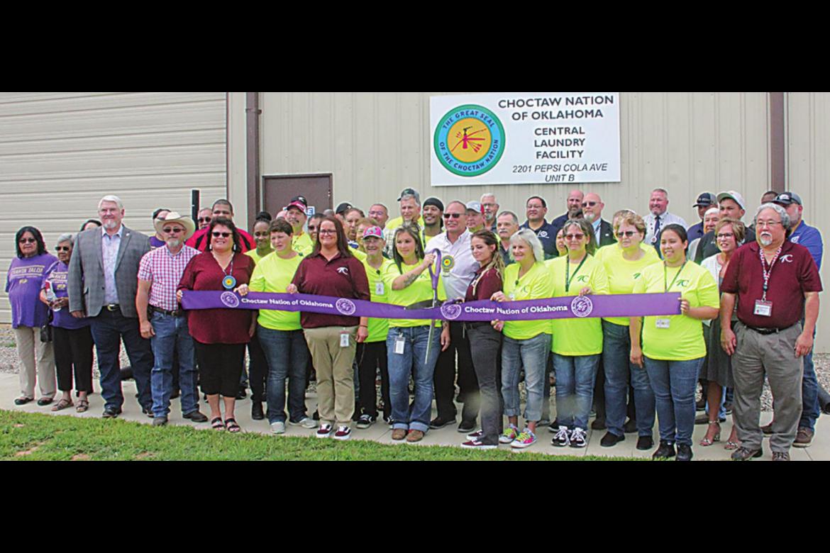 Choctaw Nation opens massive laundry in Hugo
