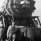 Two brothers taken by the Frisco Railway: Frank and George Young